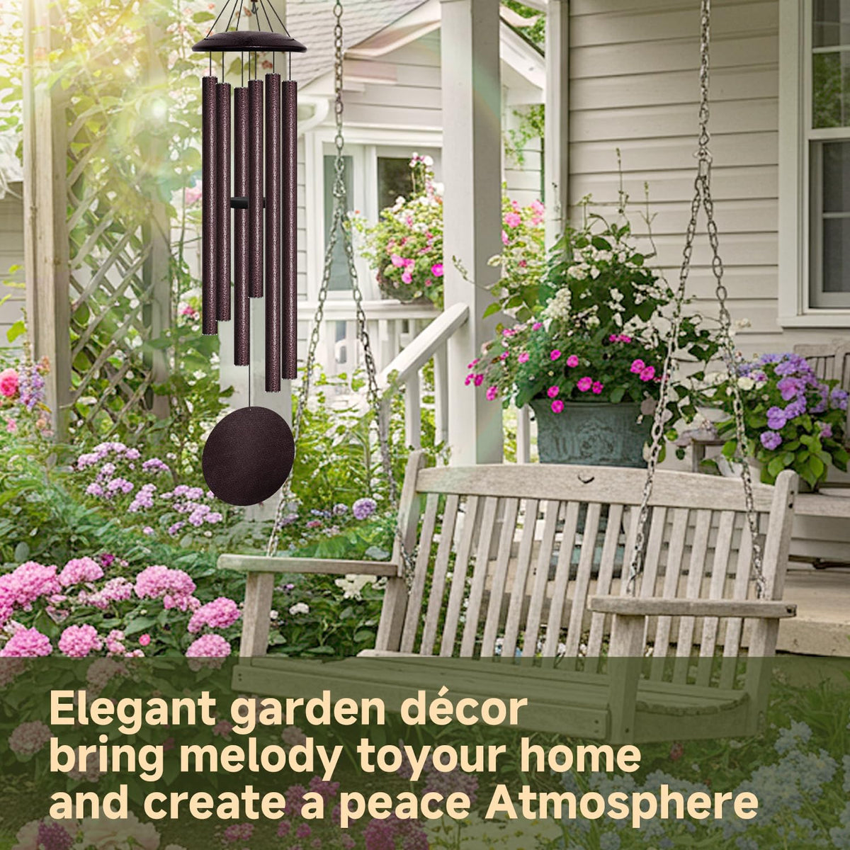45" Large Wind Chimes for Outside (Bronze / 45")