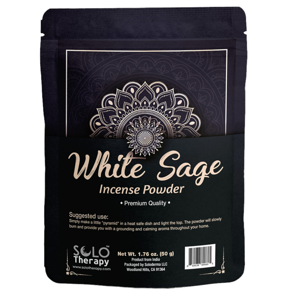 White Sage Incense Powder 50 Grams (White Sage Incense Powder)