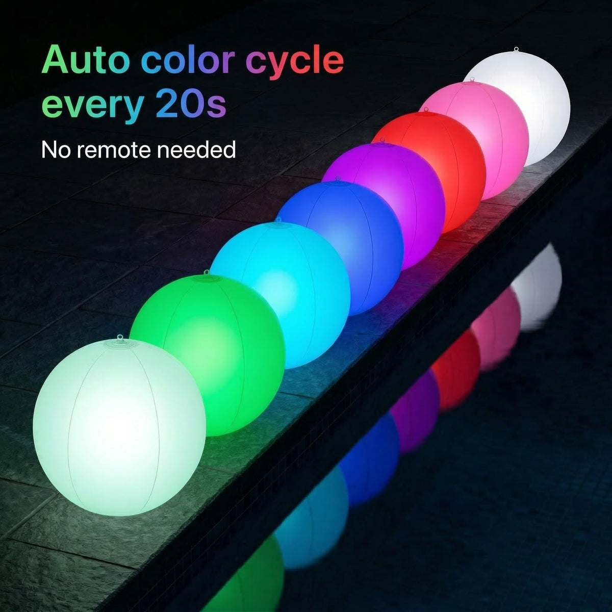 Solar Floating Pool Lights (Multiple)