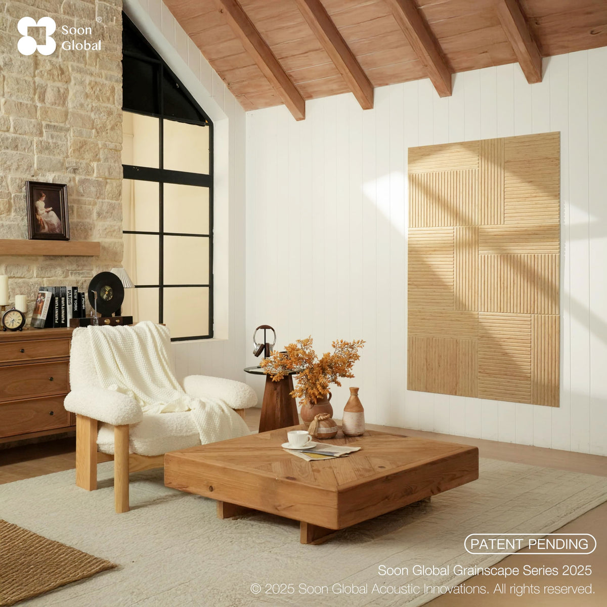 Acoustic Wall Panels (23.6 X 23.6 Inches / Zen Split)