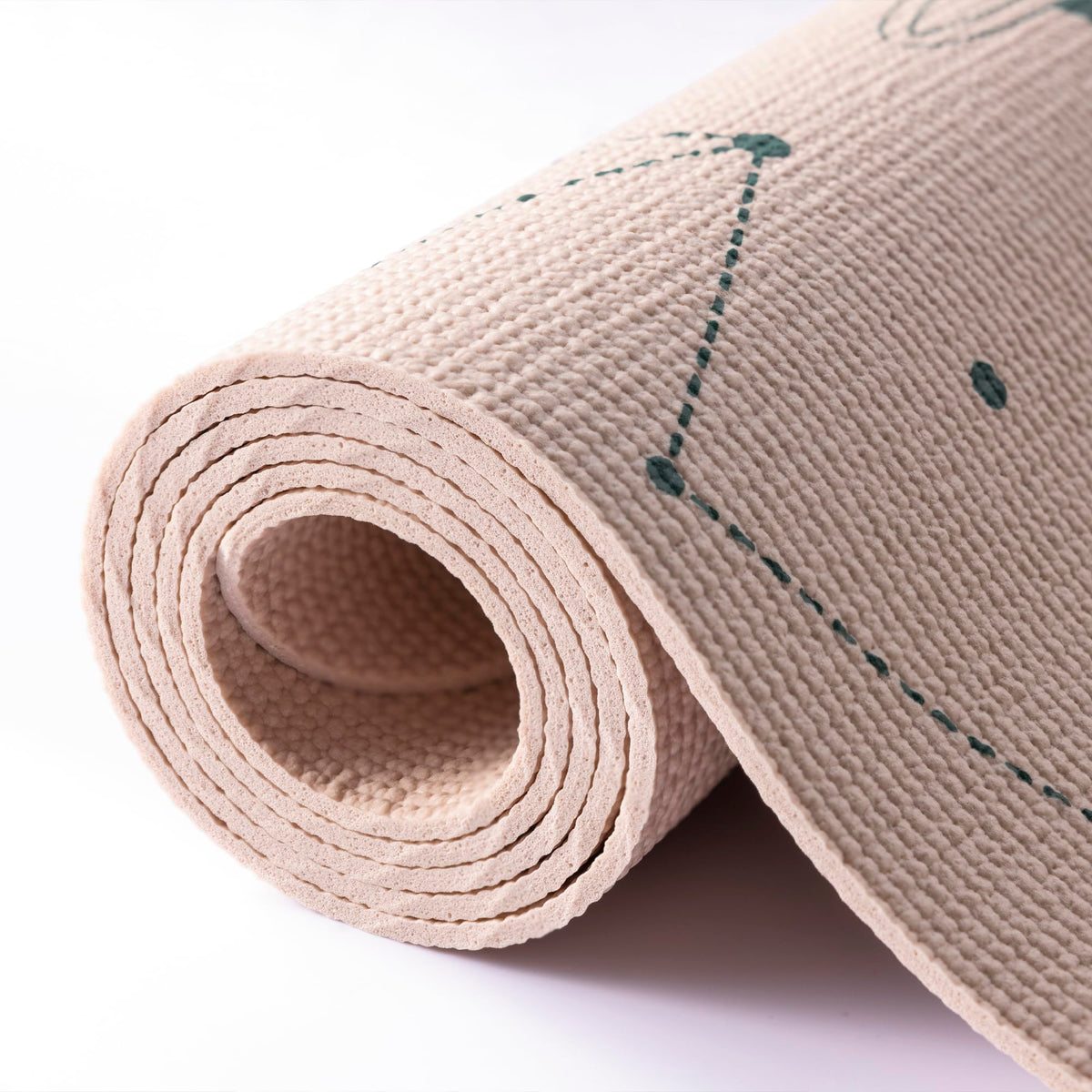 Silk Print Kids Yoga Mat (Dino)