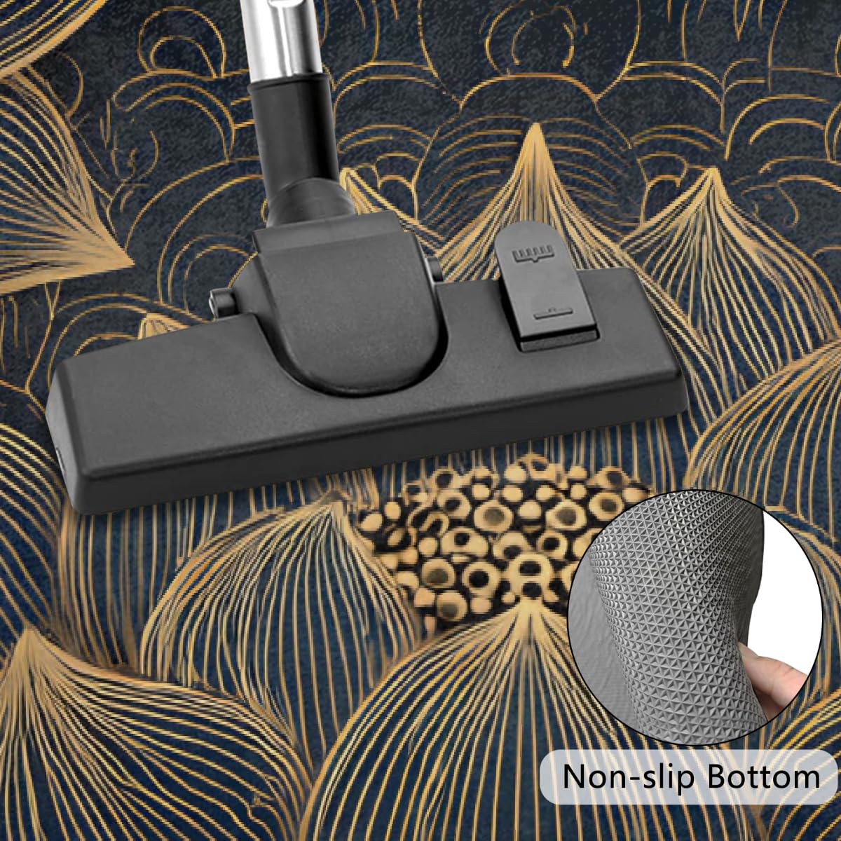 Golden Lotus Half Round Door Mat Non (B:e-48)