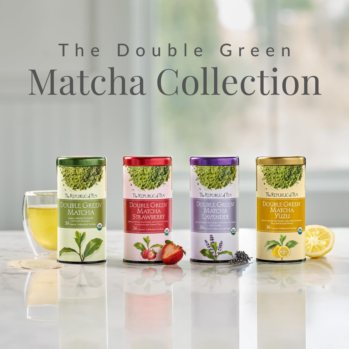 Organic Double Green Matcha (50 Count (Pack of 1))