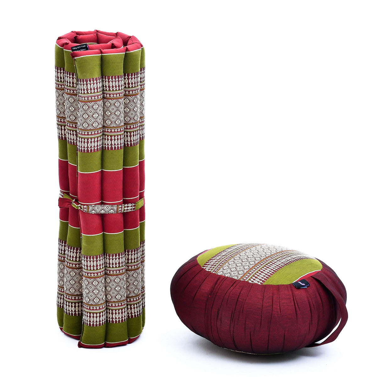 Meditation Cushion Set (Sf11 - Red, Green)