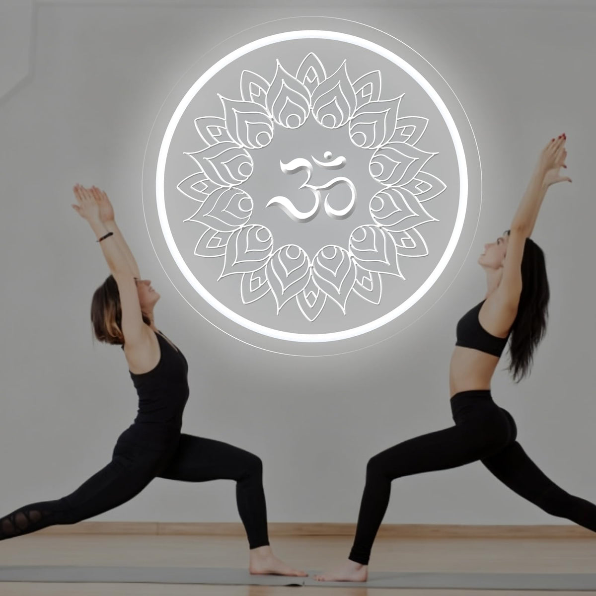 Om Mandala Neon Sign (Medium Om Mandala)