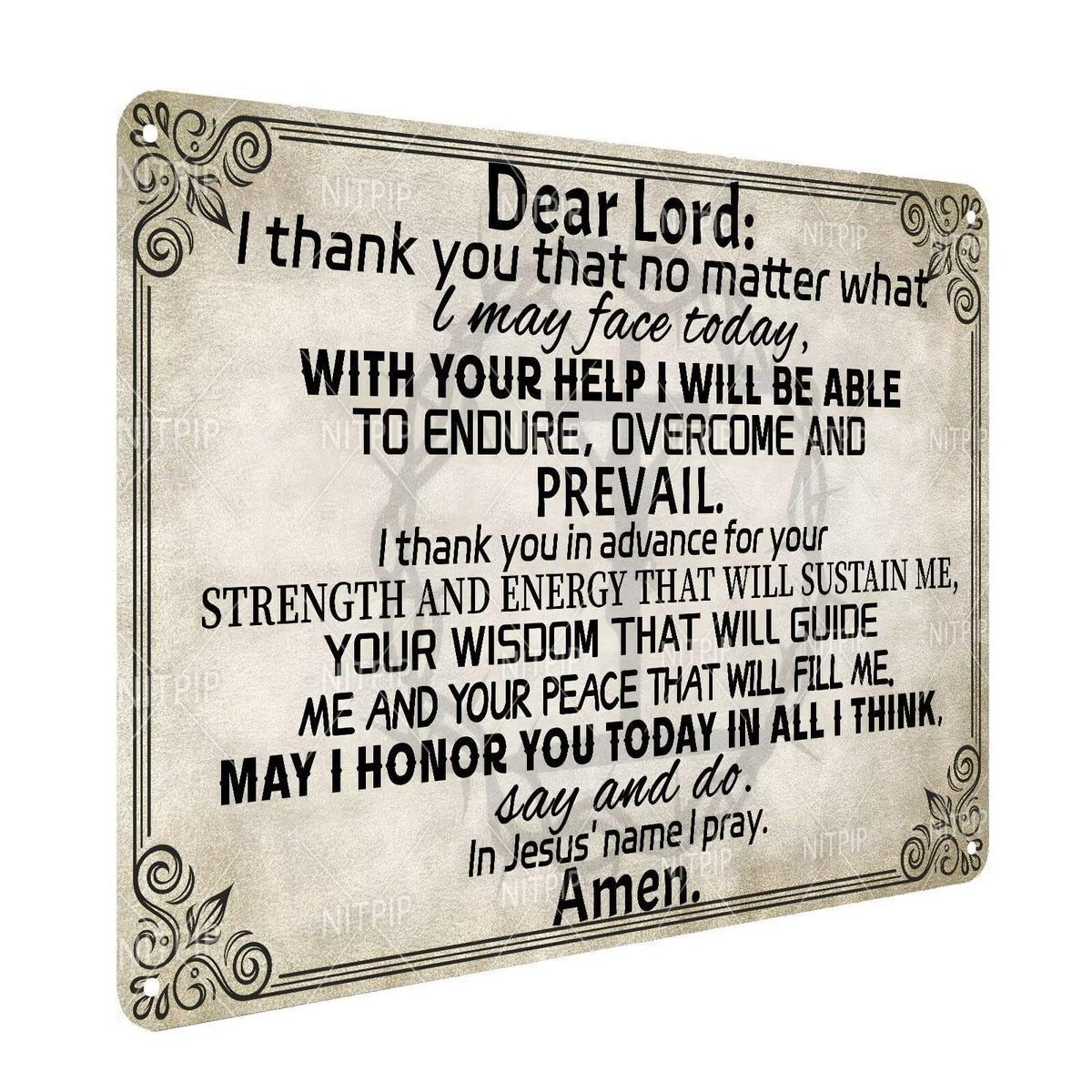 Bible Wall Sign The Lord Supports Me Metal Signs Bless Christian Tin Sign Religious Prayer Metal Sign Bible Verse Positive Quotes Gifts Home Bedroom Office 8x12 Inch (The Lord Supports Me / 8x12 Inch)