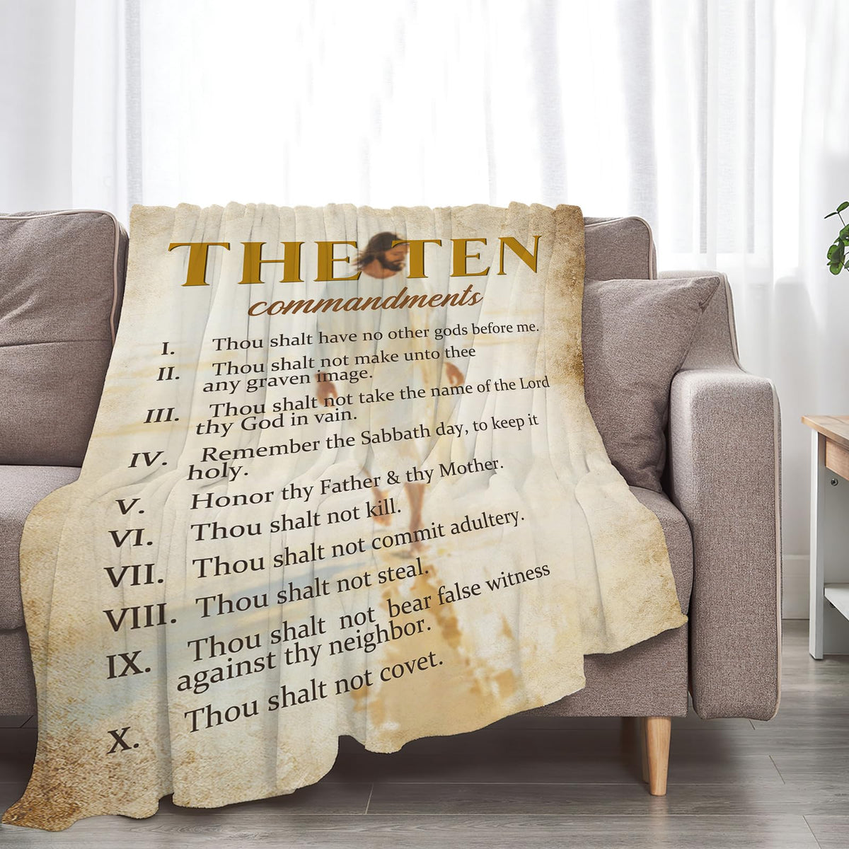 Christian Jesus Throw Blanket (40"x50" / Jesus)