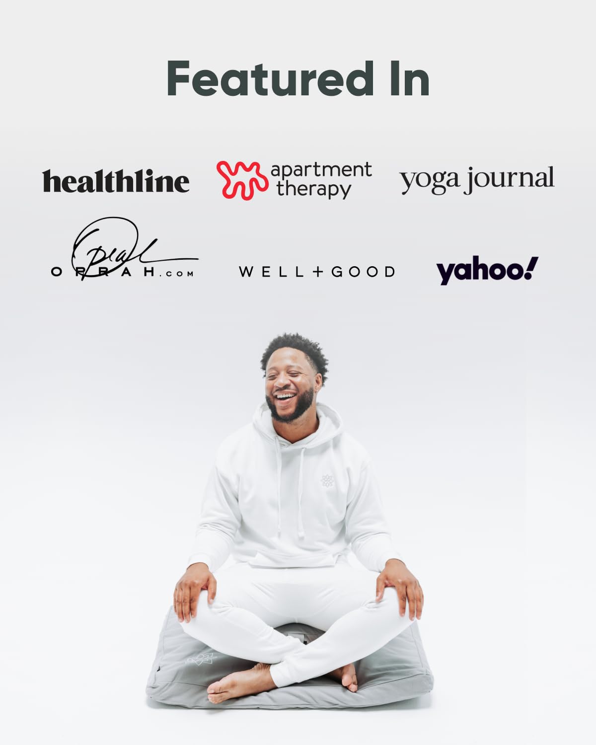 Zabuton Meditation Mat (Cotton - Grey)