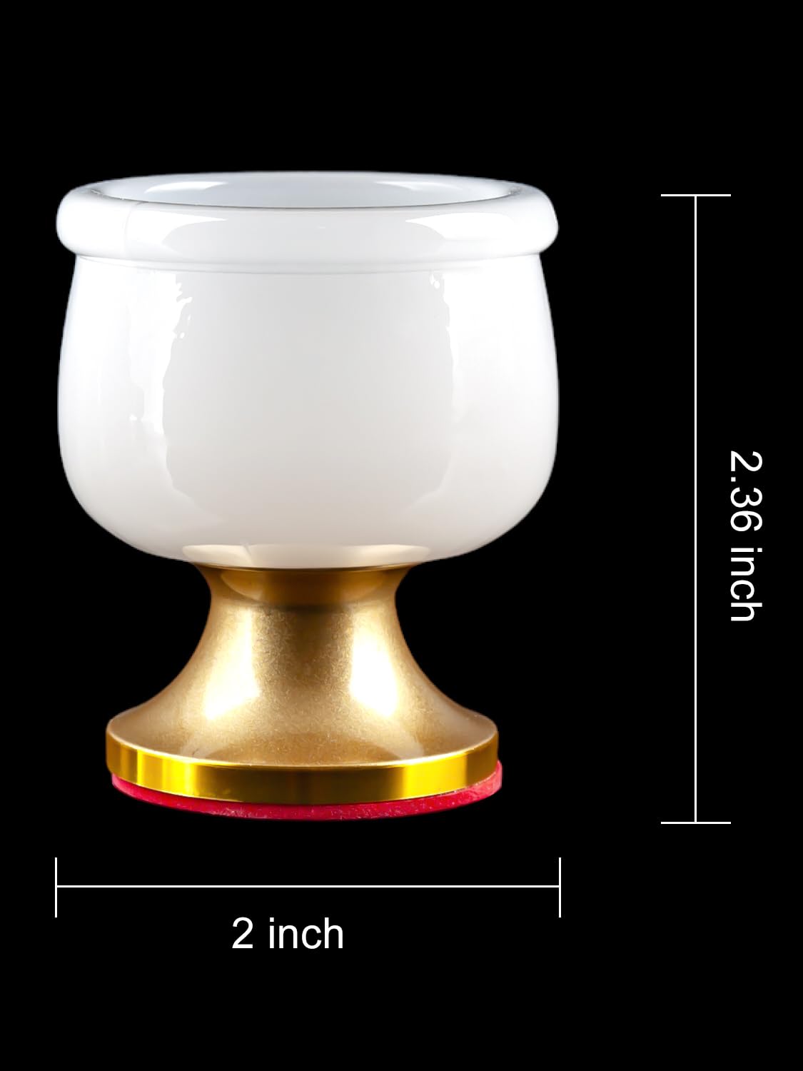 White Buddha Water Cup (1pc White Jade Cup)