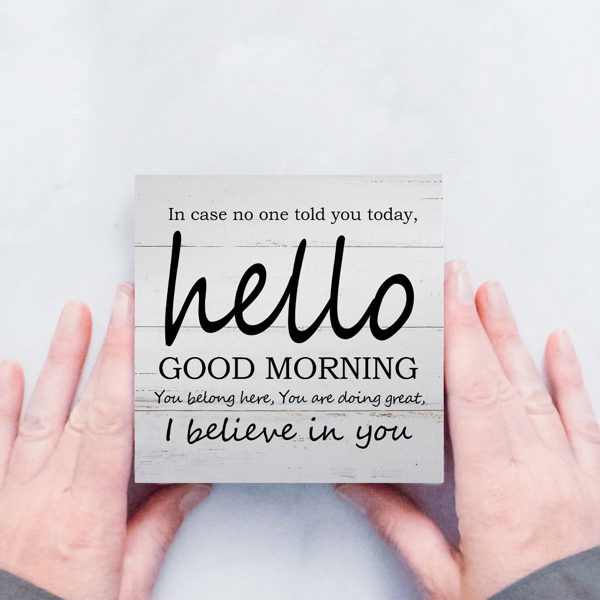 Inspirational Decor Signage for Home Classroom Office (Bule)