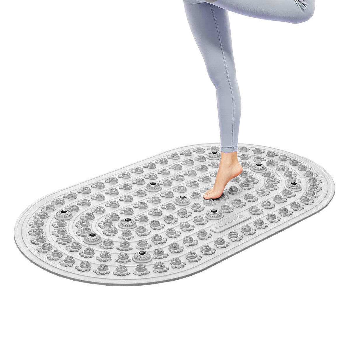 Acupressure Mat & Foot Massager (Grey)