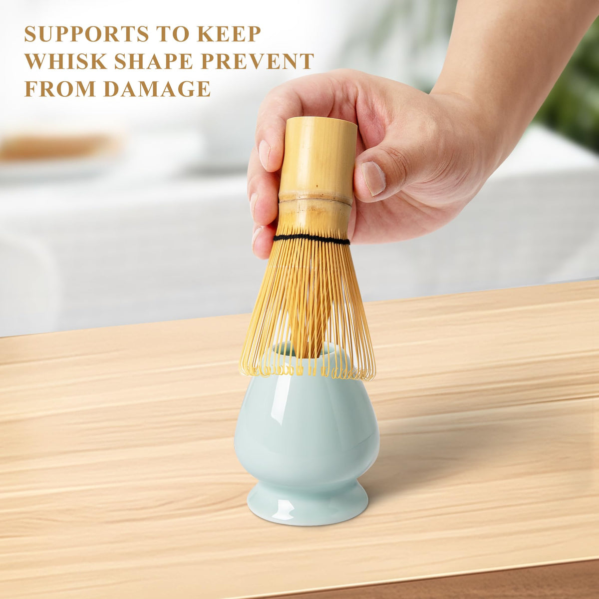 Matcha Whisk Set (Light Blue)