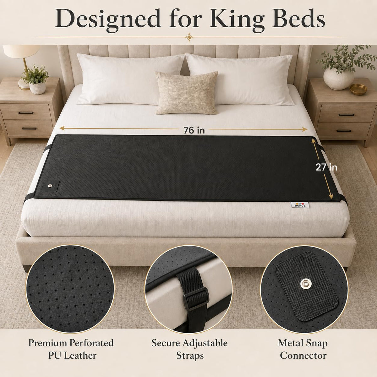 King Grounding Mat for Bed