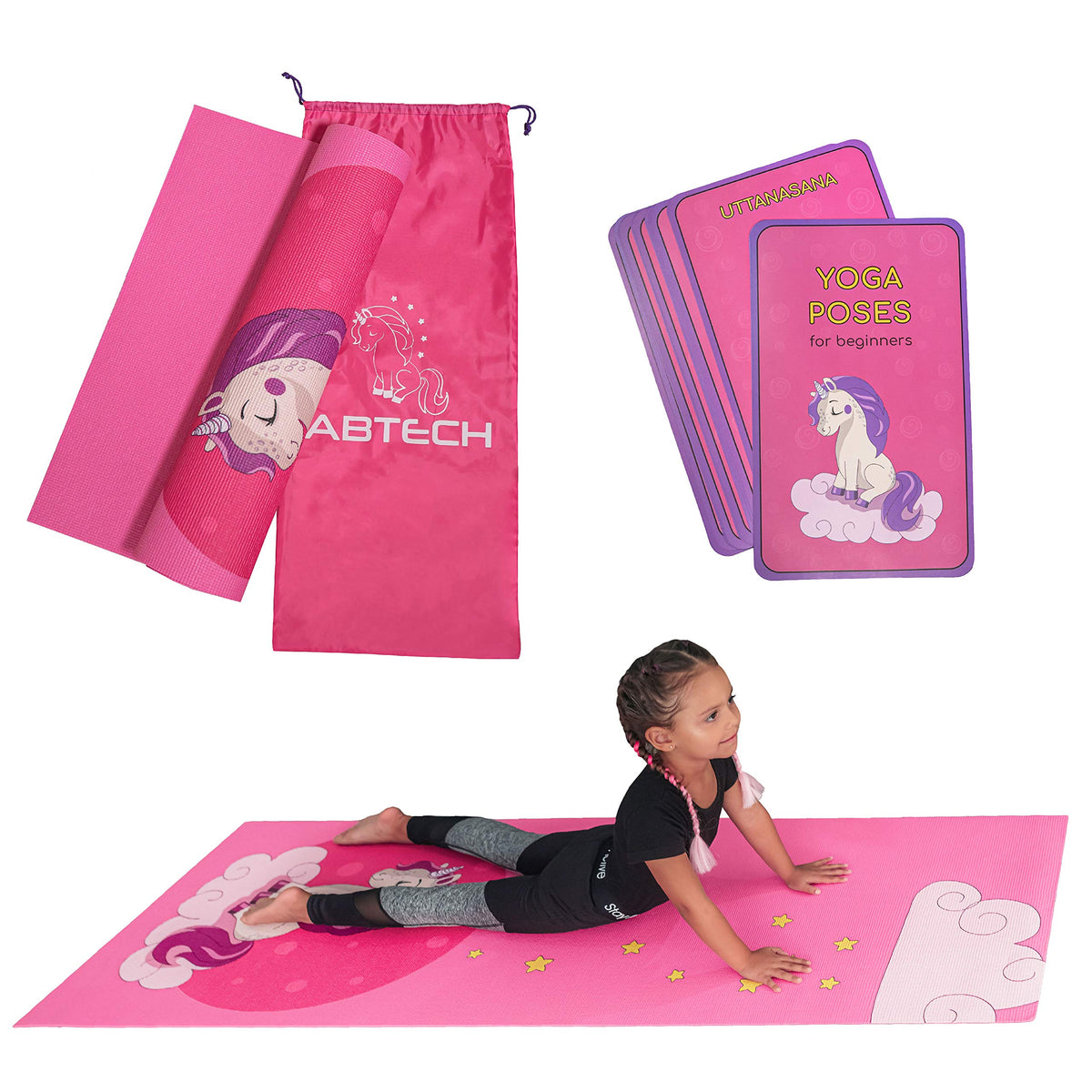 Unicorn Kids Yoga Mat Set (Unicorn)