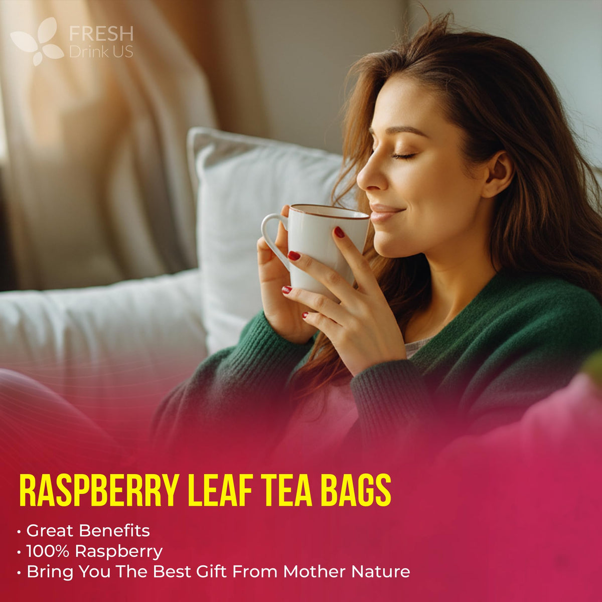 Premium Raspberry Leaf Tea (75 Tea Bags)