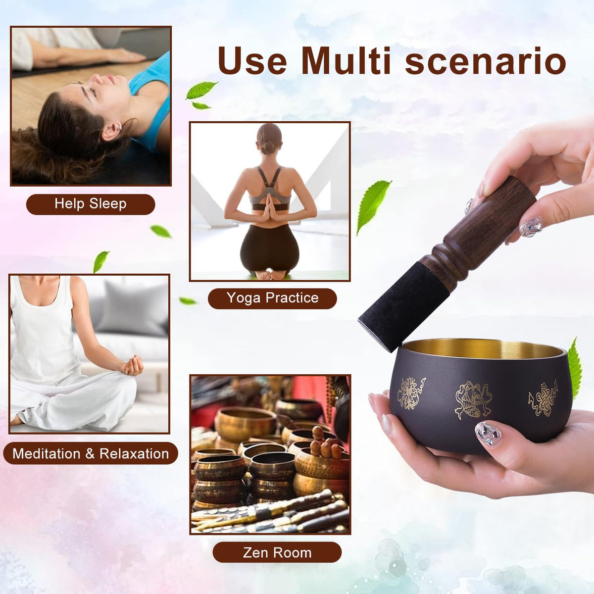 Tibetan Singing Bowl Set (5.2")