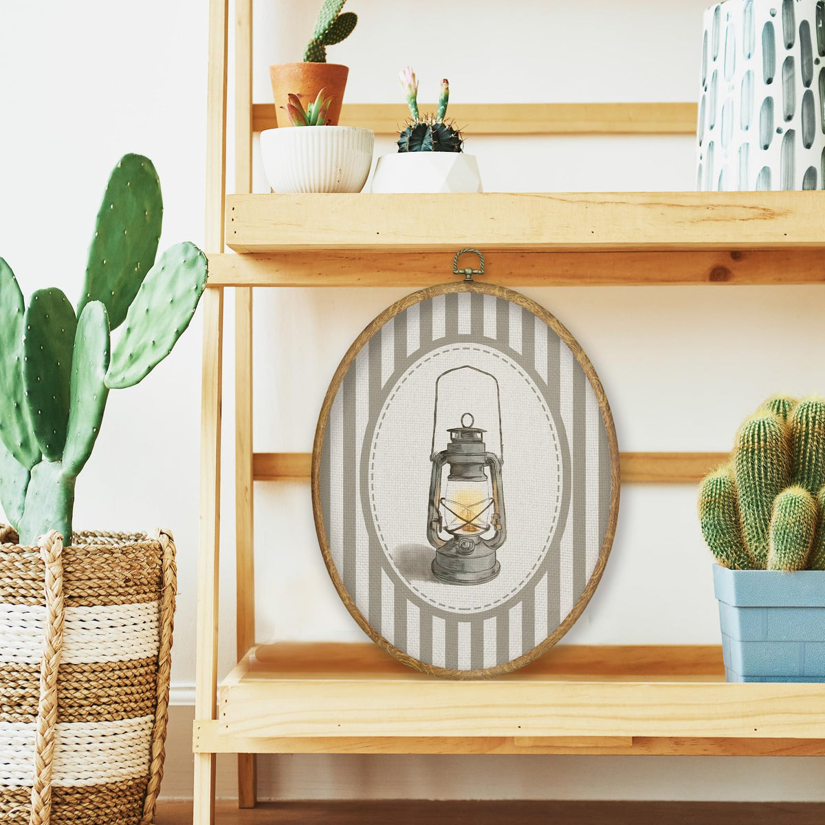 Vintage Farmhouse Oval Wall Art Decor Products (Colour26)