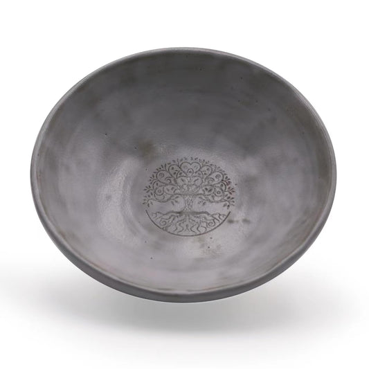 Prayer Offering Ritual Bowl Plate Great for Use Candles Tray Religious Spiritual Gifts （White Tree Life） (White Tree Life)