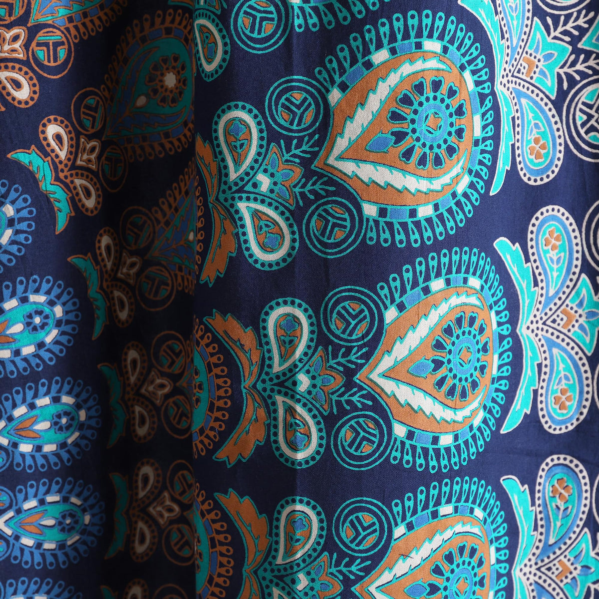 Blue Hippie Mandala Curtains 100 Inch Length for Living Room Bedroom 2 Panels Set Light Filtering Semi Sheer Window Curtains 84 Inch Width Boho Farmhouse Drapes W84xL100 Turquoise (Tarquiose / 84"W x 100"L (Pack of 1))