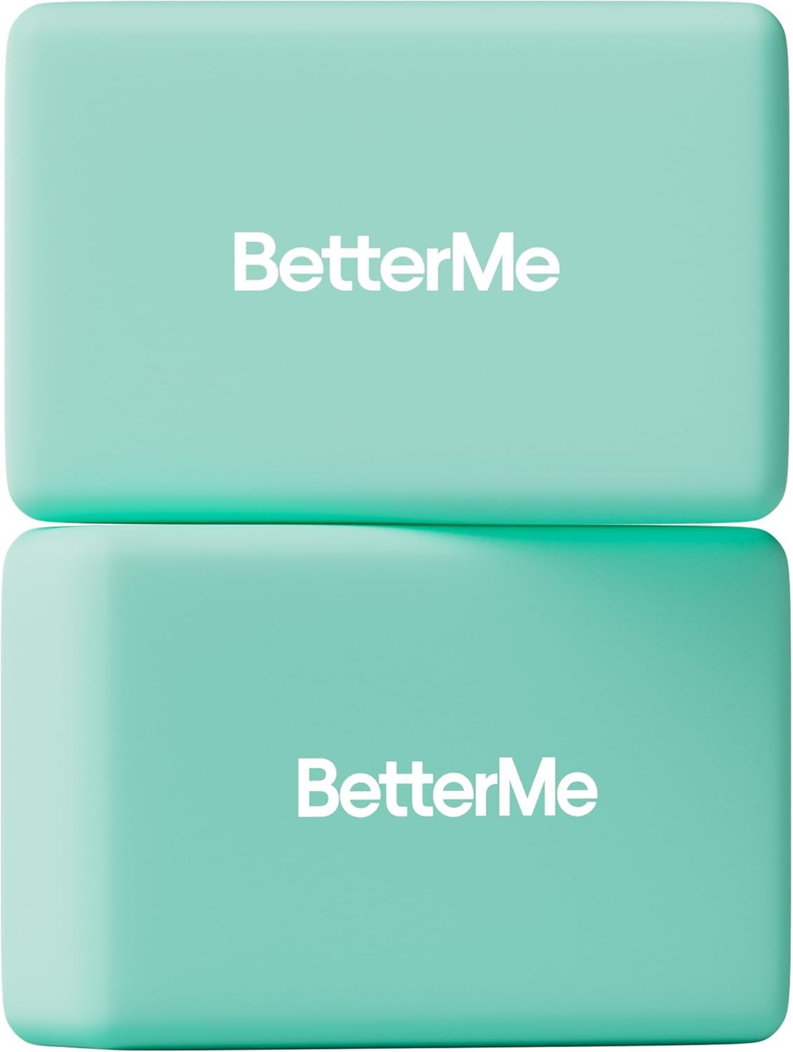 BetterMe Yoga Blocks Set of 2 (Subtle Mint)