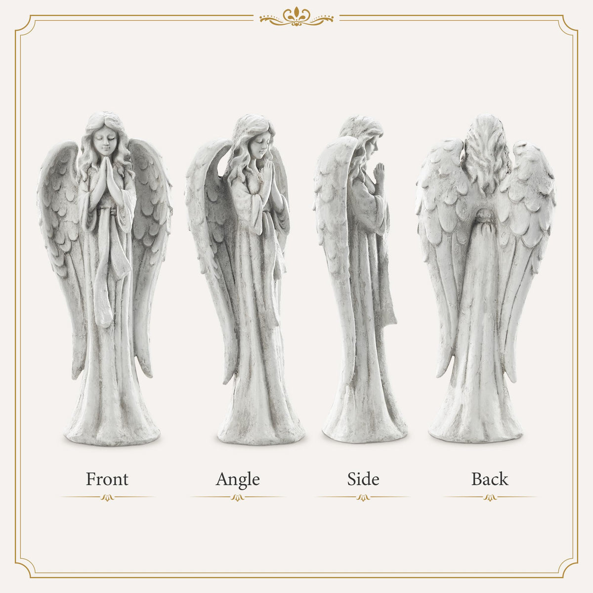31.1 Inch Praying Angel Statue Outdoor Garden Yard Decorations Statues (Praying Angel-31.1 Inch)