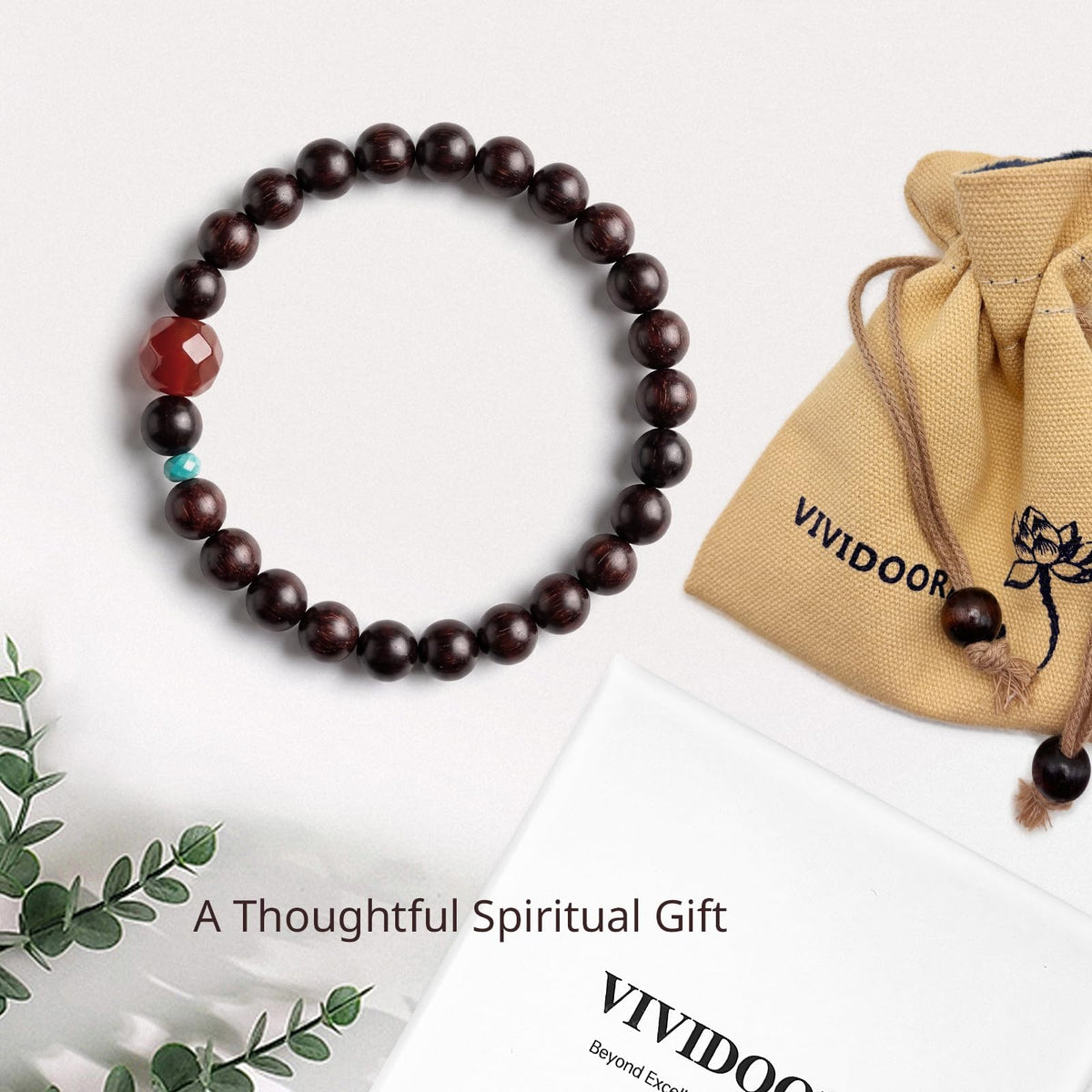 Authentic Red Sandalwood Bracelet with Natural South Red Agate & Turquoise (Natural Red Agate & Turquoise)
