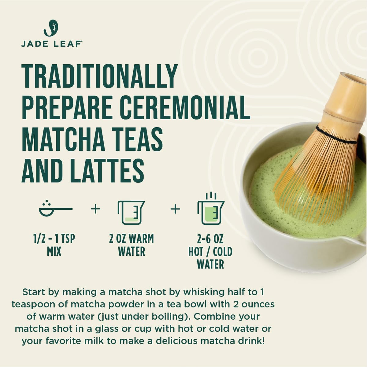 Jade Leaf Ceremonial Grade Matcha Powder (1.06 Ounce (Pack of 1))