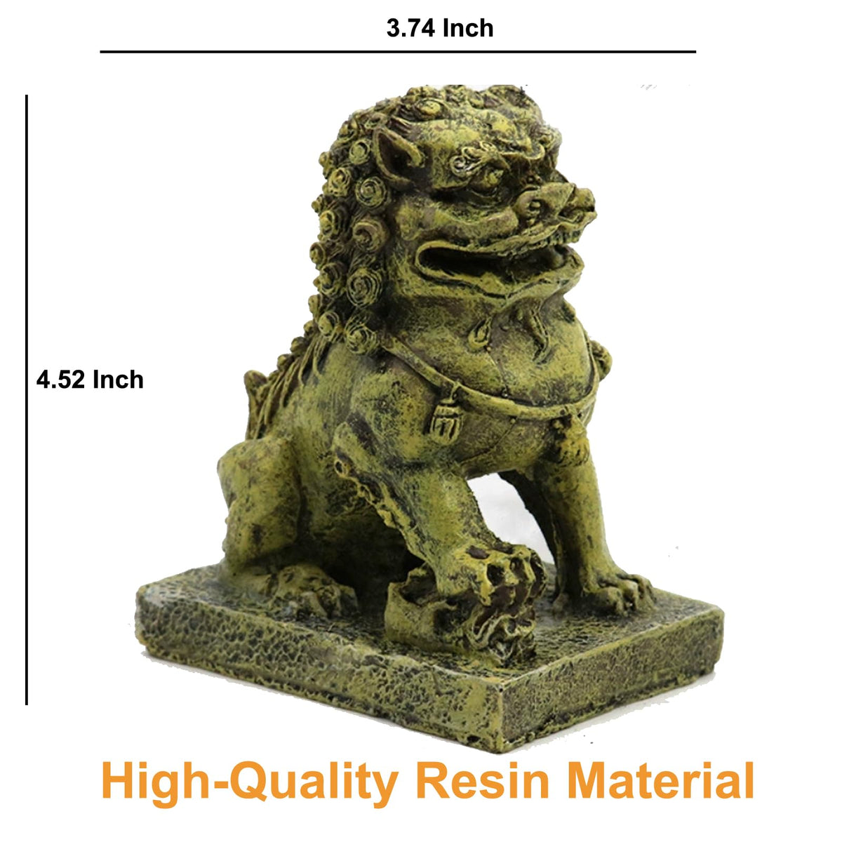 Fish Tank Decorations (Yellow Lion)