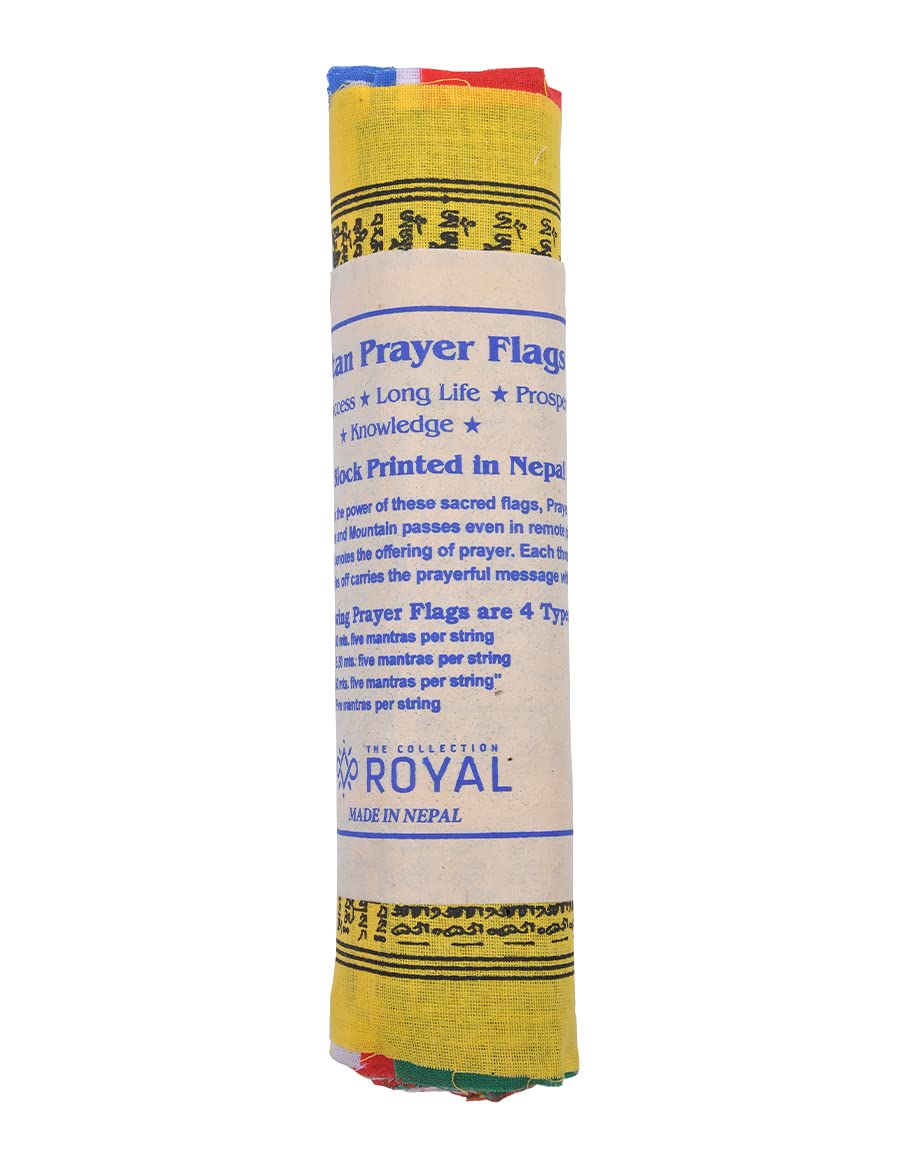 Tibetan Prayer Flags Outdoor (Medium (9.50 Inches X 8.25 Inches))