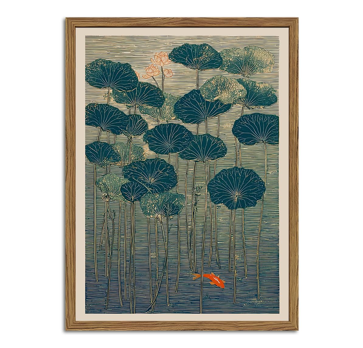 Vintage Japanese Wall Art (Animal-Y / 16"L x 12"W)