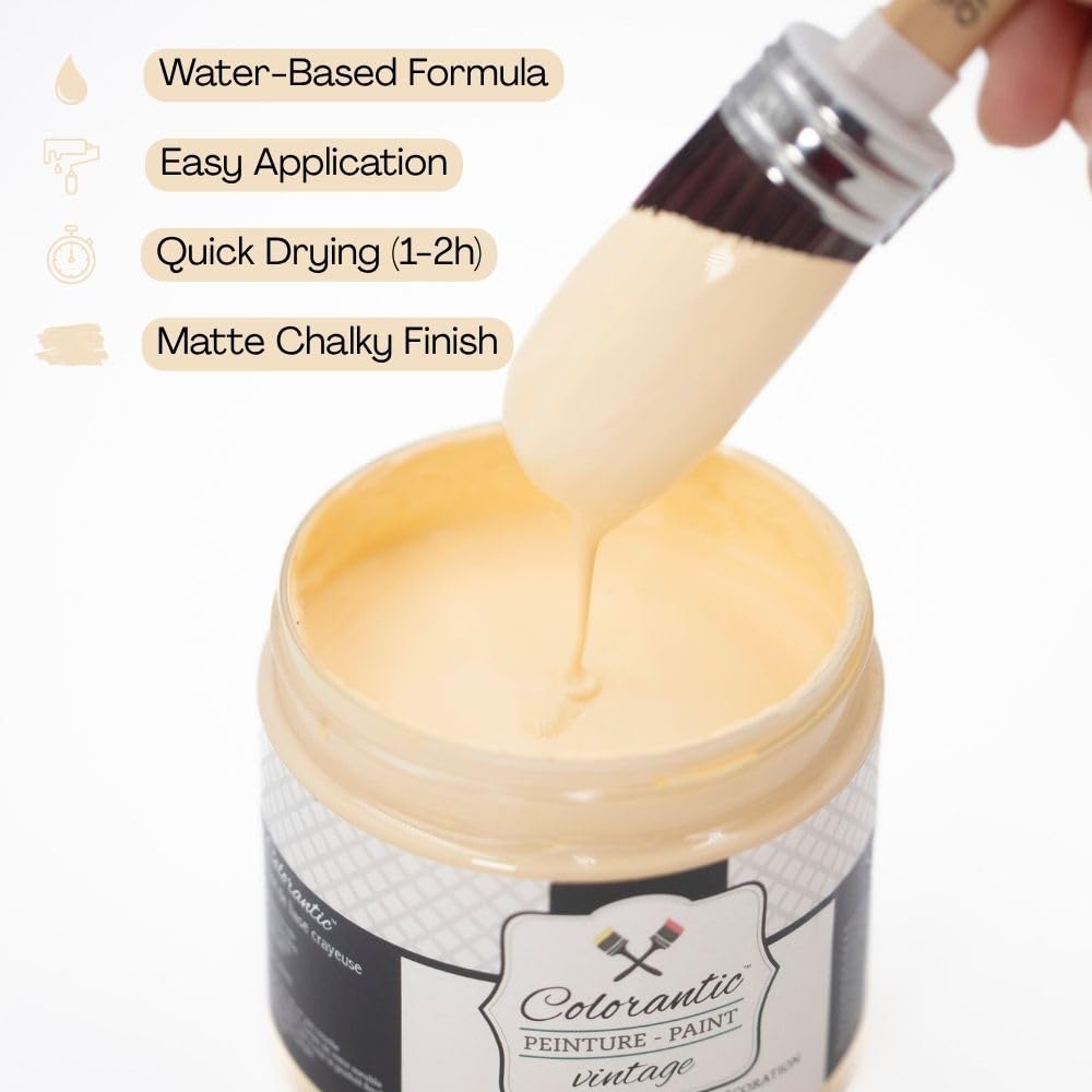 ORANGESICLE Chalk Paint for Furniture Painting DIY (Orangesicle / 16 Fl Oz (Pack of 1))