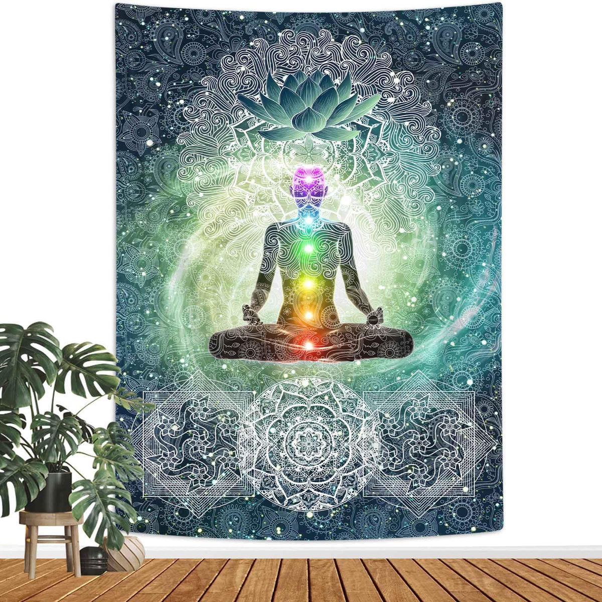 Meditation Vertical Tapestry (60"L x 40"W)