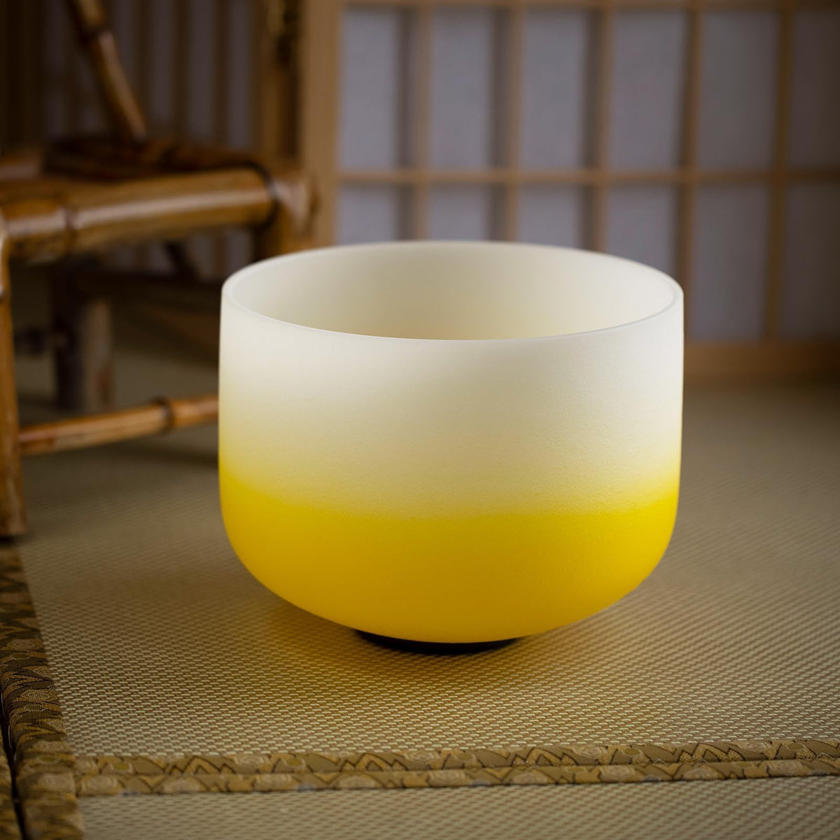 7 12Inch Gradient Crystal Singing Bowl Set 432hz Meditation Healing (7-12inch 432hz Gradient 7pcs)