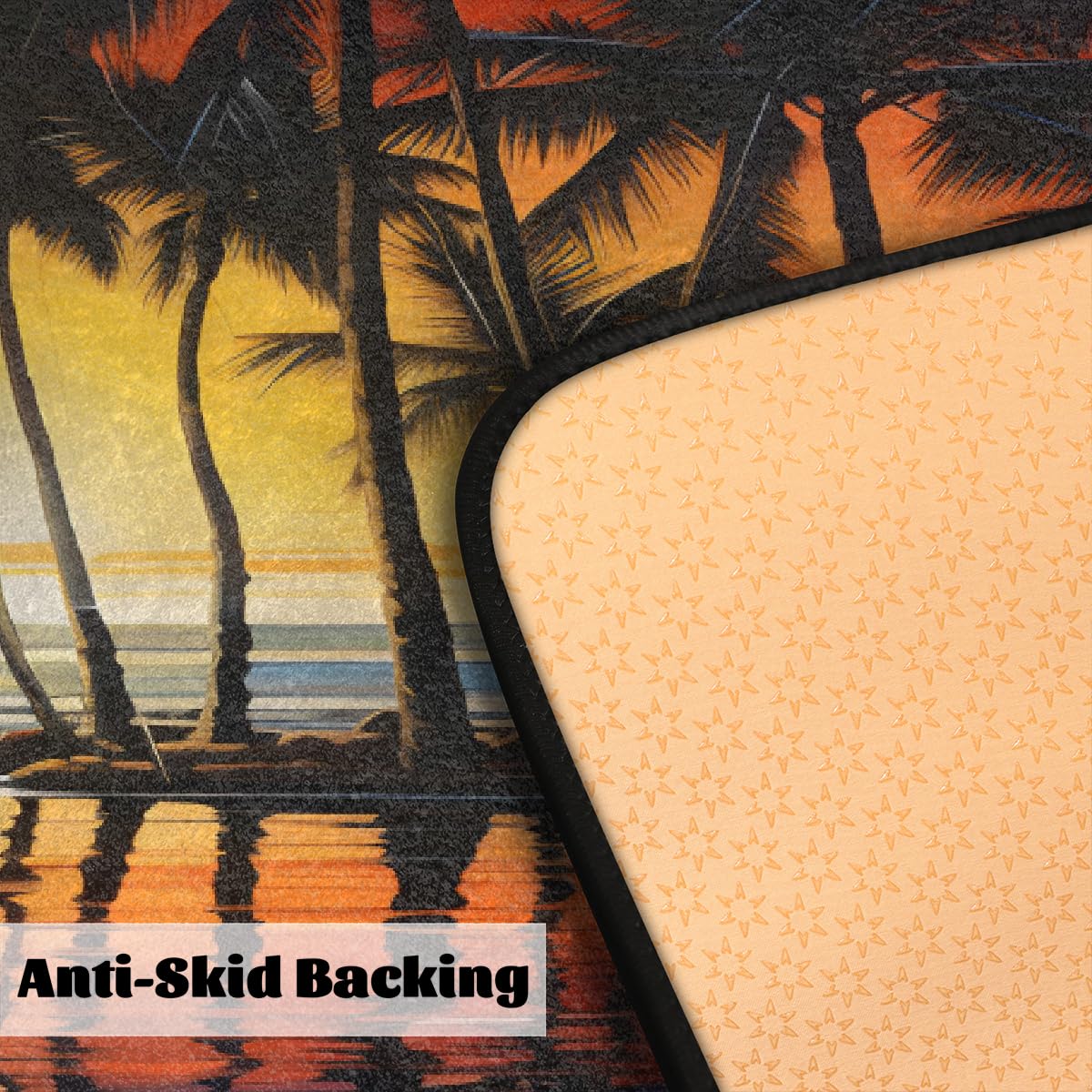 Sunset Kitchen Rugs Kitchen Mats Non Slip Floor Mat (Color 4)