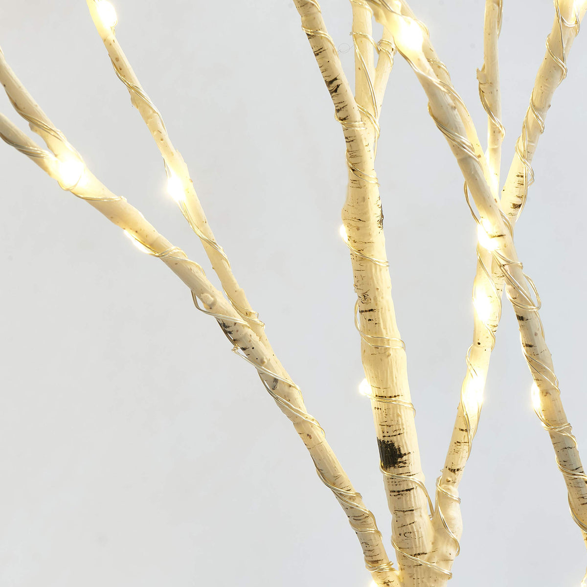 Lighted Branches 150 LED Fairy Lights with Timer 32in Plug in (150led-birch-plug-in / 32in-1 set)