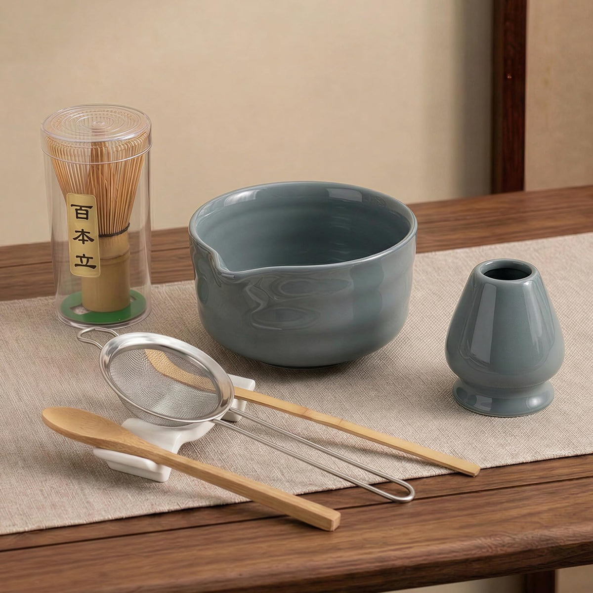 Matcha Whisk Set (Gray)