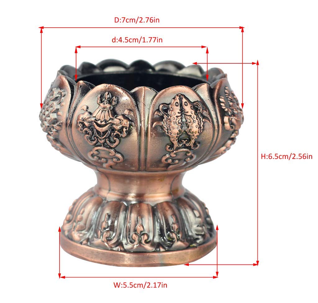 Lotus Flower Votive Tealight Holder (Copper)