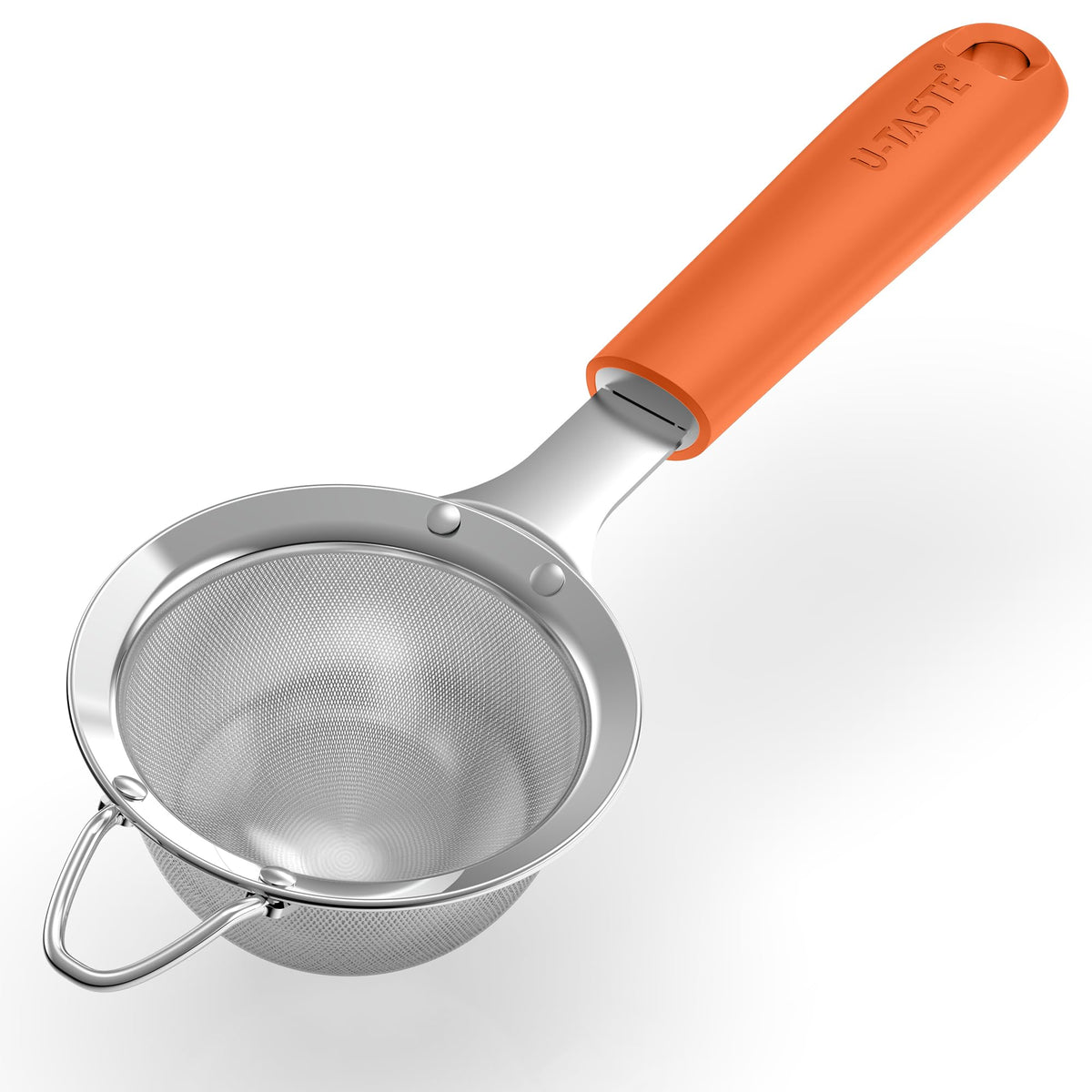 Fine Mesh Strainer (S-3.35in / (6) Orange)