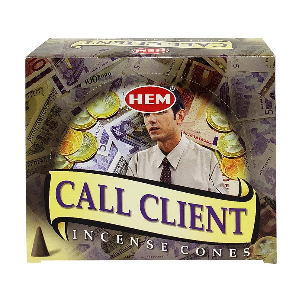Incense Cone Holder Bundle with Hem Call Clients Incense Cones (Call Client)