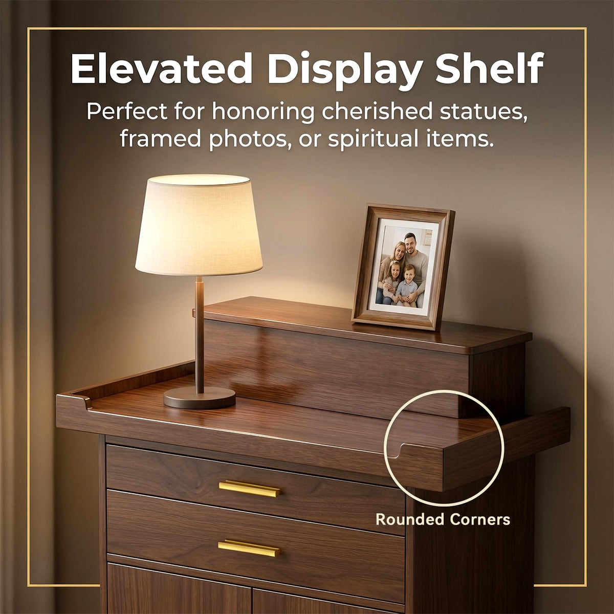 Altar Table with Storage (Walnut / 31.5" (80 cm))