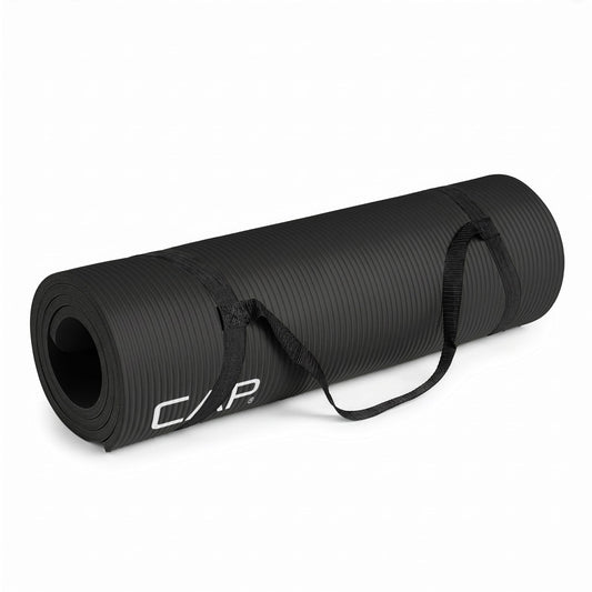 1 2" Thick Yoga Mat (Black / Yoga Mat)