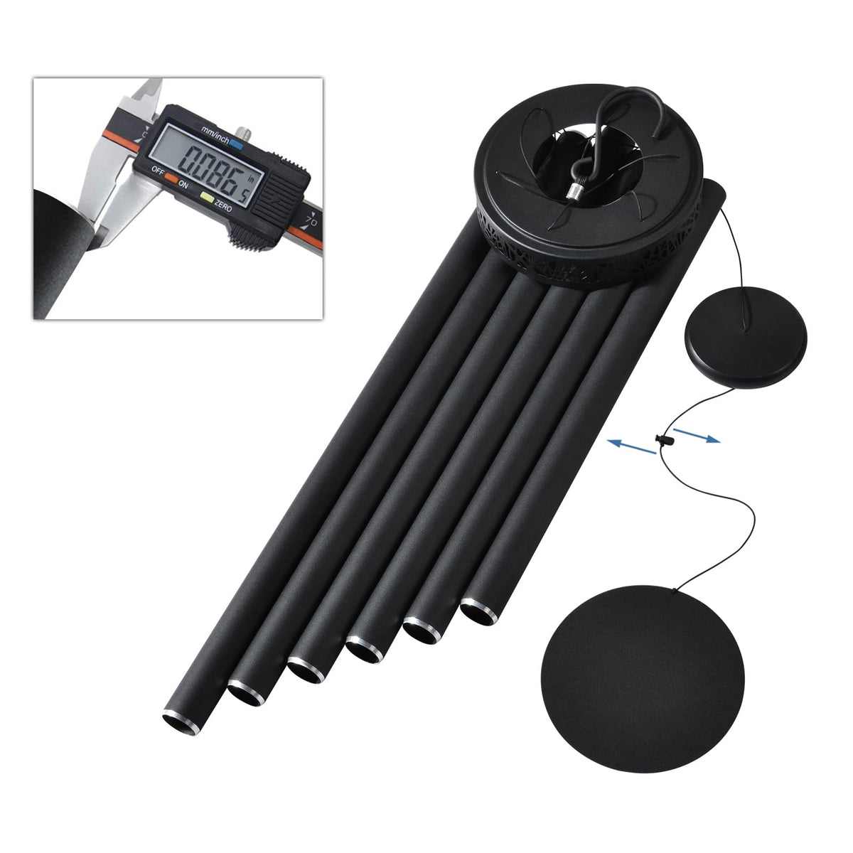 48" Large Wind Chimes for Outside Deep Tone (48" Large)