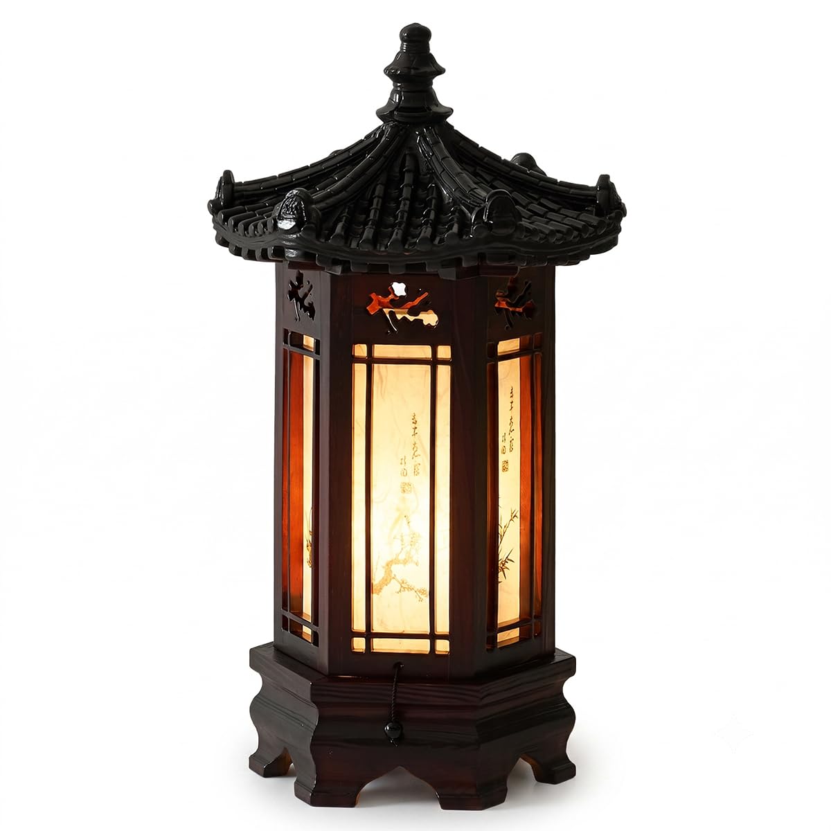 Traditional Korean Wood Lamp (Pavilion L)