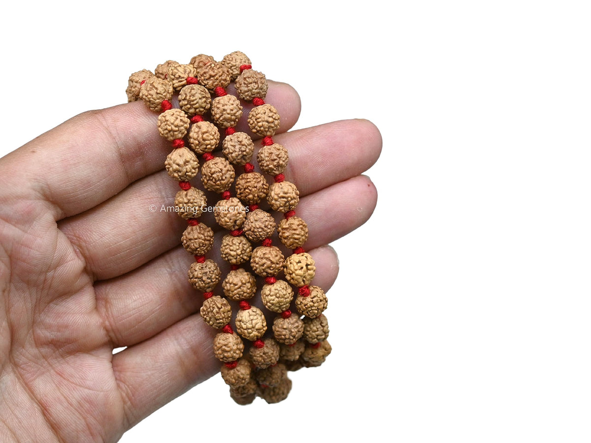 108 Beads Handmade Mala (Rudraksha / Knotted)