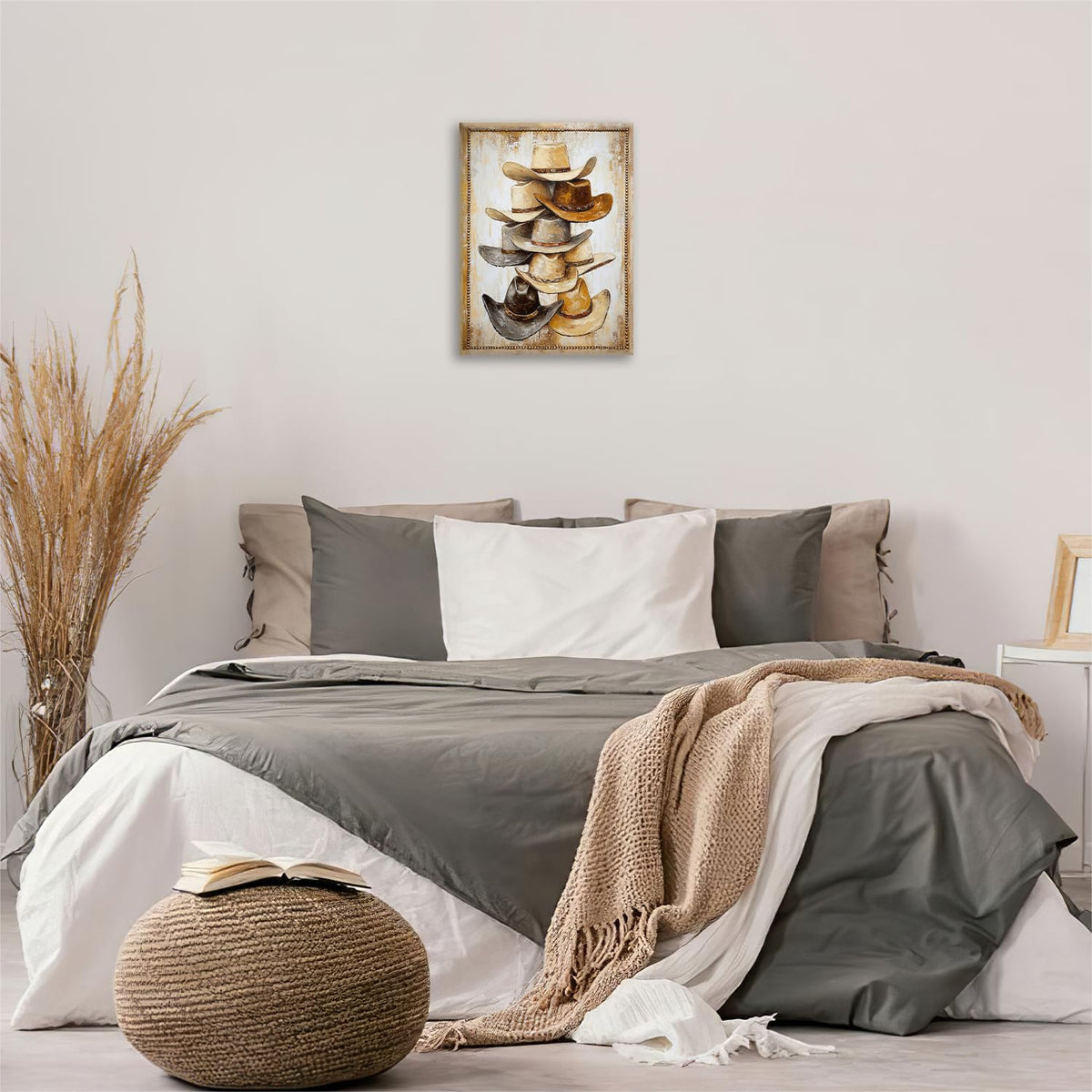 Western Wall Art (Cowboy Hats / 12L" x 16W")