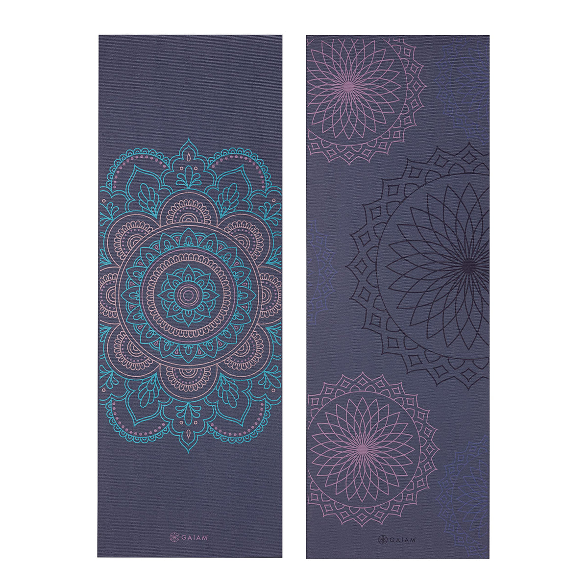 Reversible Yoga Mat (Purple Illusion)