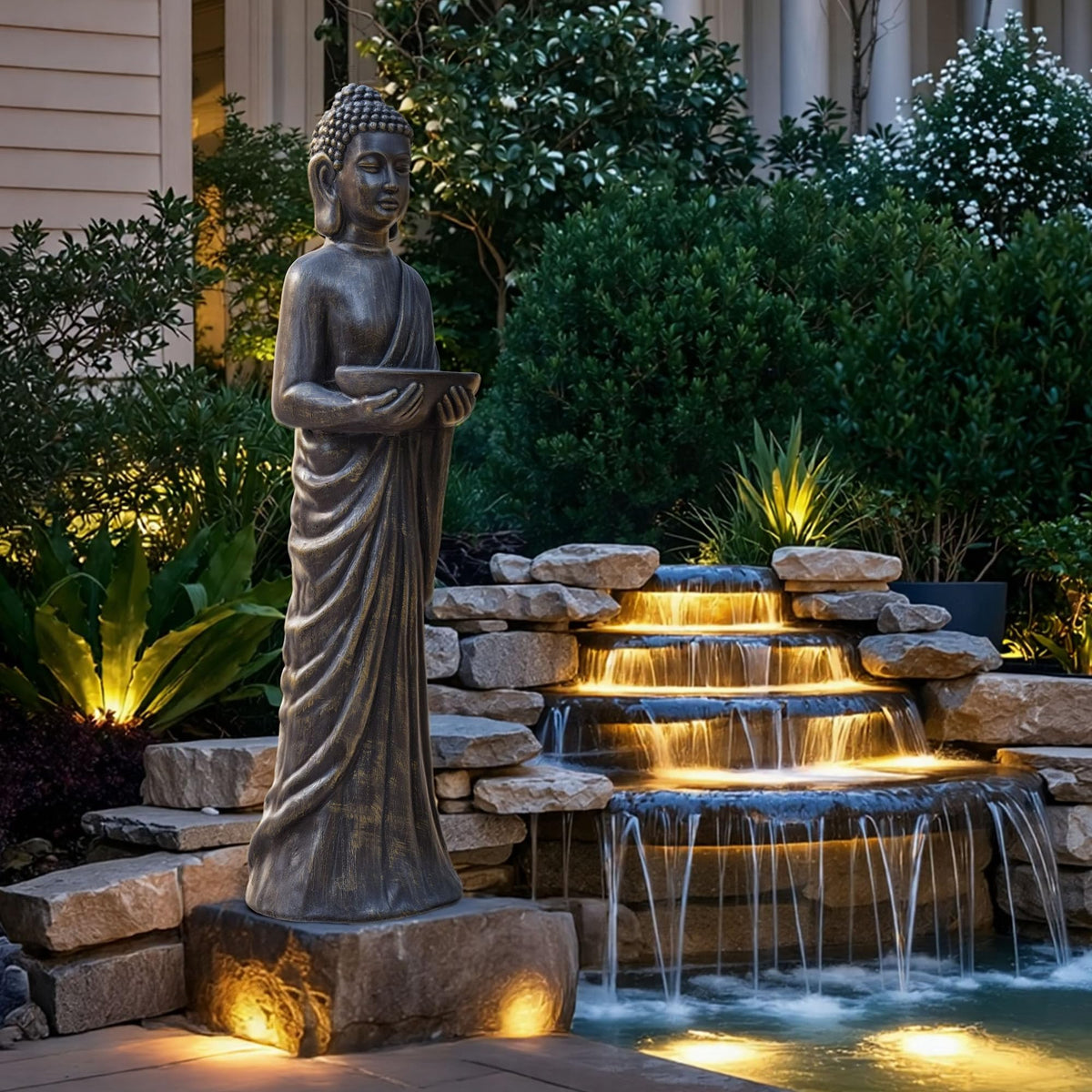 Buddha Statue Large (Antique Finish-42")