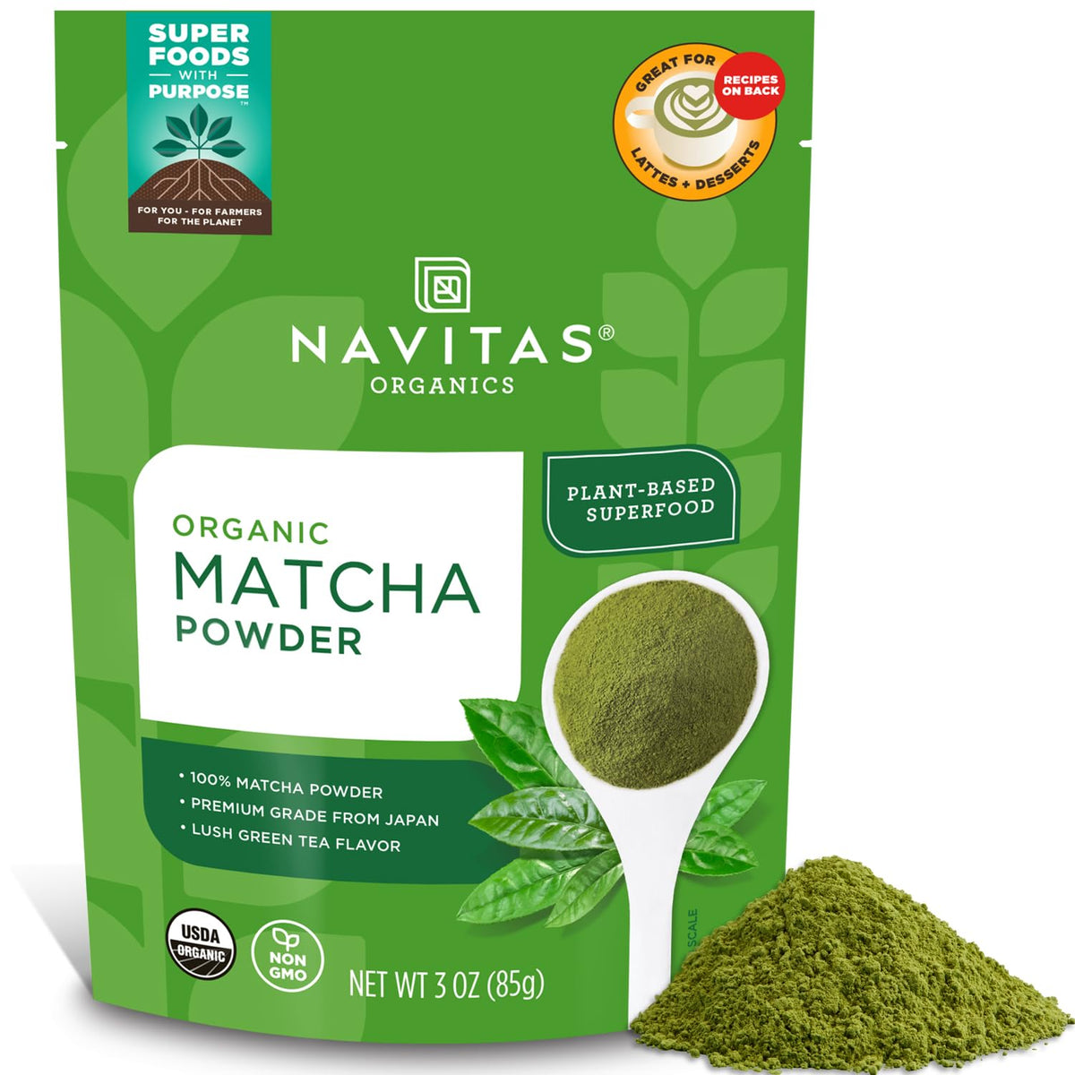 Matcha Powder (3 Ounce (Pack of 1) / Organics Matcha Powder)