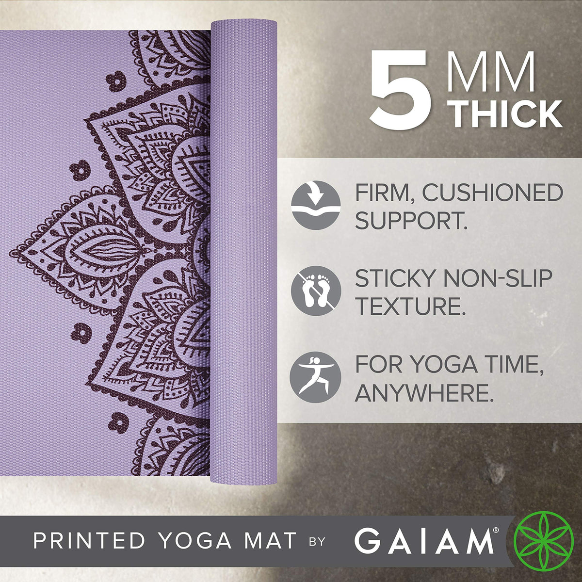 Yoga Mat Premium Print (New Lilac Sundial)