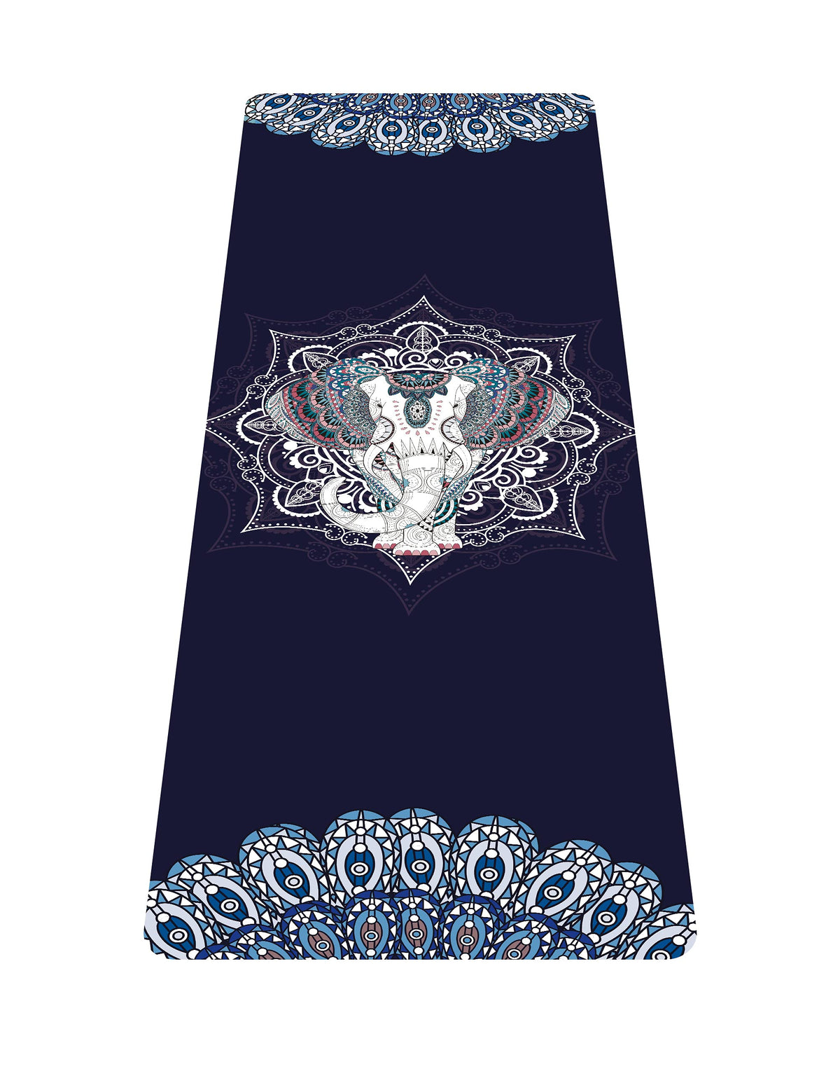 Printed Travel Yoga Mat (DarkBlue)